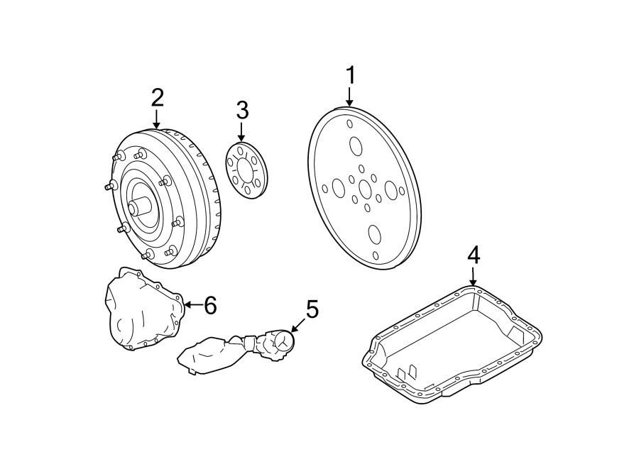 Diagram ENGINE / TRANSAXLE. TRANSAXLE PARTS. for your Ford Fusion  