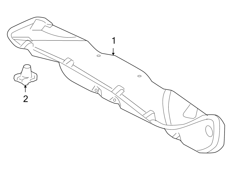 Diagram TRUNK LID. INTERIOR TRIM. for your 2004 Ford F-150 5.4L Triton V8 A/T RWD XLT Standard Cab Pickup Fleetside 