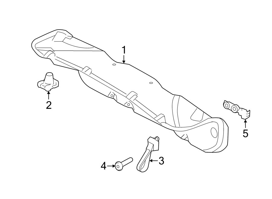 Diagram TRUNK LID. INTERIOR TRIM. for your 2004 Ford F-150 5.4L Triton V8 A/T RWD XLT Standard Cab Pickup Fleetside 