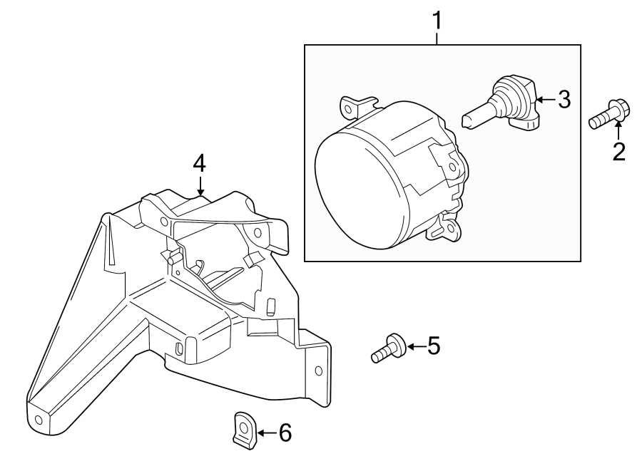 Diagram FRONT LAMPS. FOG LAMPS. for your 2019 Ford Explorer   