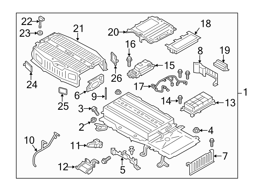 Diagram Battery. for your Ford