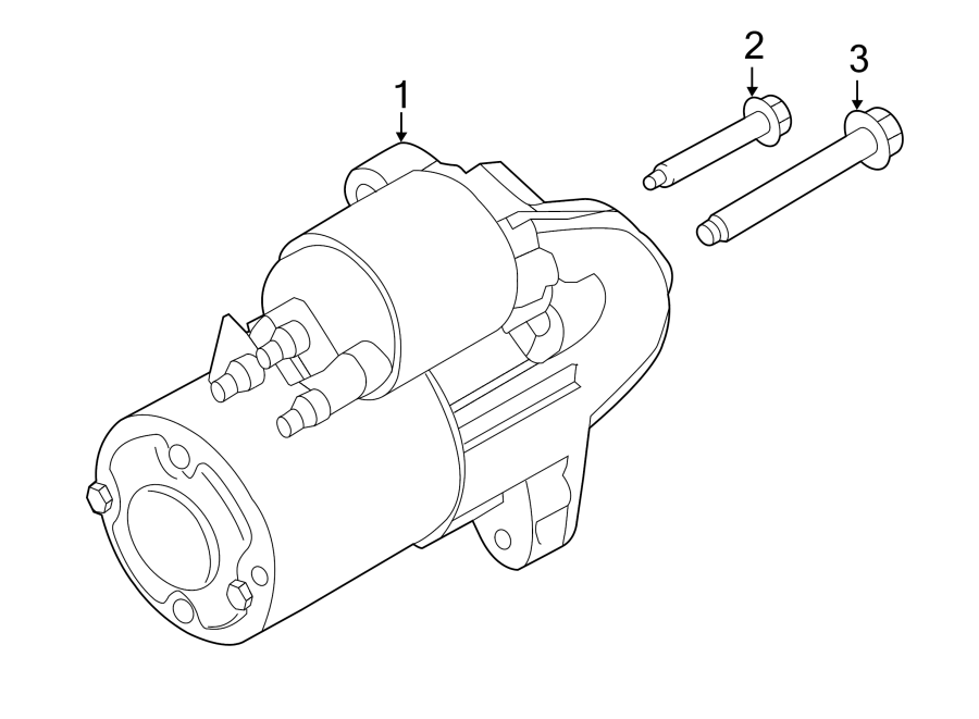 Diagram STARTER. for your 2012 Ford Fusion   