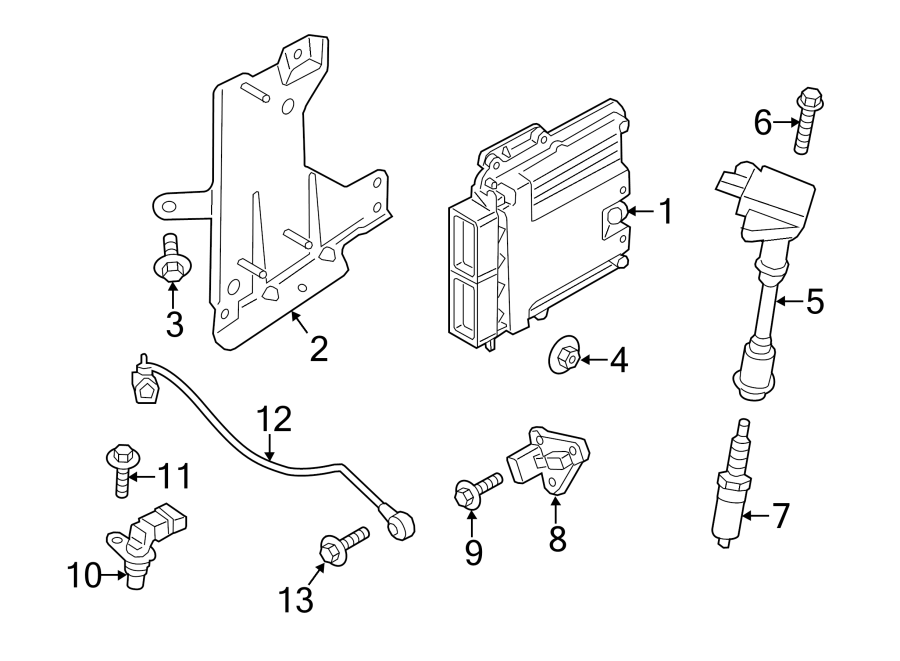 Diagram IGNITION SYSTEM. for your 2010 Lincoln MKZ   