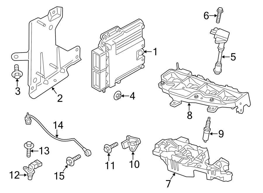 Diagram IGNITION SYSTEM. for your 2010 Lincoln MKZ   