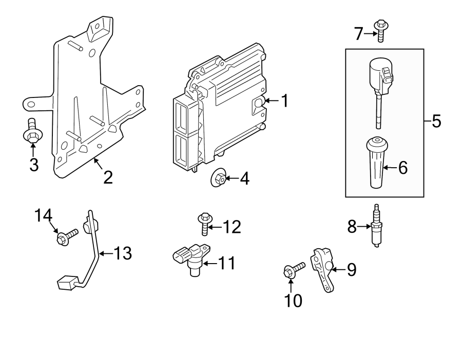 Diagram IGNITION SYSTEM. for your 2018 Ford F-150  Raptor Extended Cab Pickup Fleetside 