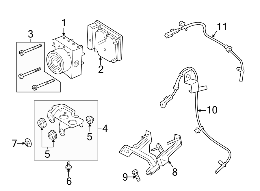 Diagram Electrical. Abs components. for your 2016 Lincoln MKZ Black Label Hybrid Sedan  