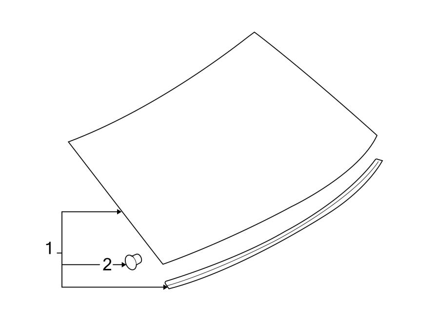 BACK GLASS. Diagram