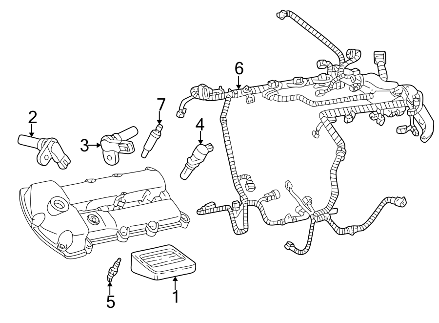 Diagram IGNITION SYSTEM. for your 2019 Ford F-150  XLT Standard Cab Pickup Fleetside 