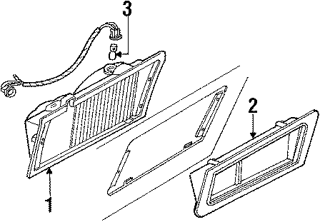 Diagram FRONT LAMPS. CORNER & SIDE MARKER LAMPS. for your 2024 Ford F-150   