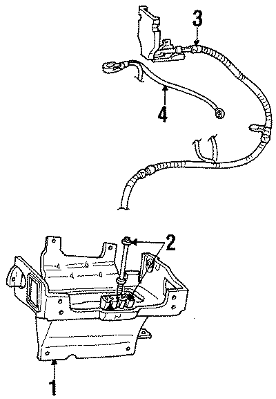 Diagram BATTERY. for your 2020 Lincoln MKZ   