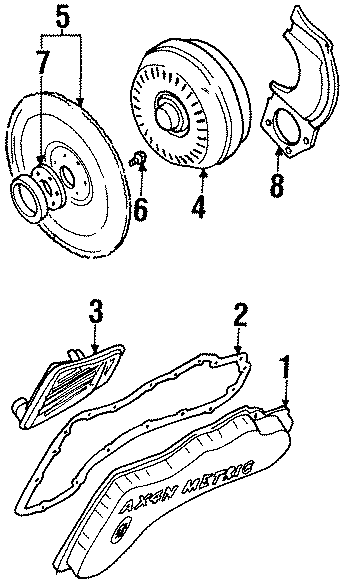 Diagram ENGINE / TRANSAXLE. TRANSAXLE PARTS. for your 2016 Lincoln MKZ   