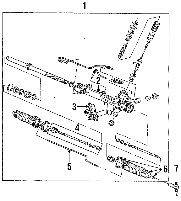 Diagram STEERING GEAR & LINKAGE. for your 1985 Lincoln Town Car   