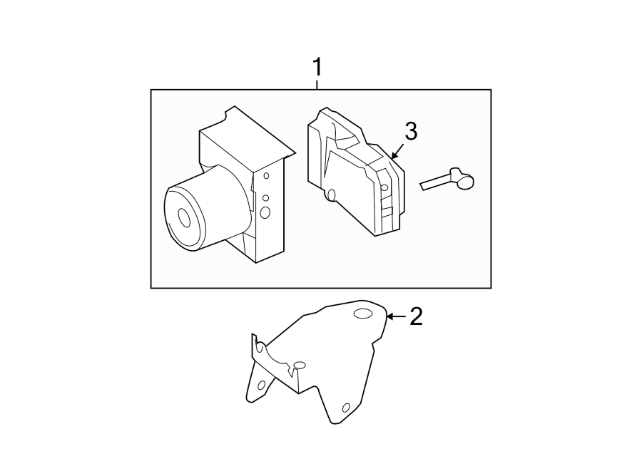 Diagram Abs components. for your 2016 Ford Transit-350 HD   