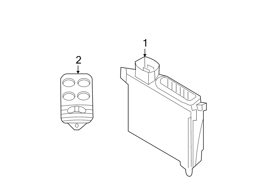 Diagram ALARM SYSTEM. for your 1986 Ford Bronco   