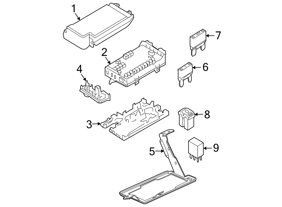 Diagram ELECTRICAL COMPONENTS. for your 1988 Ford Bronco   