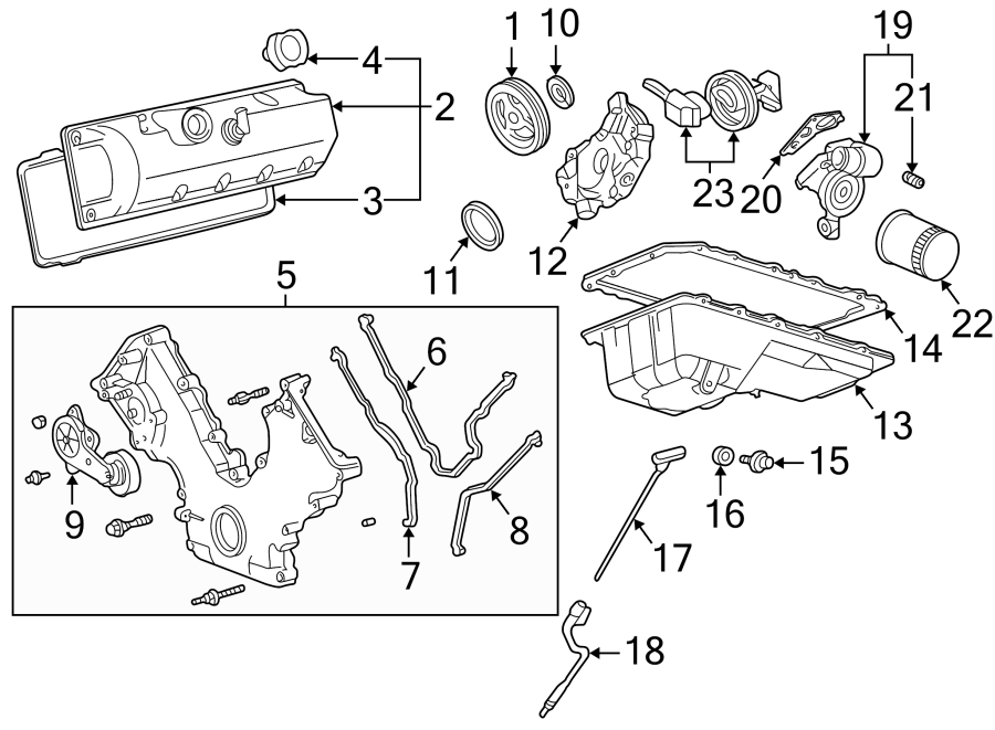 Diagram Engine parts. for your 1993 Ford Crown Victoria   