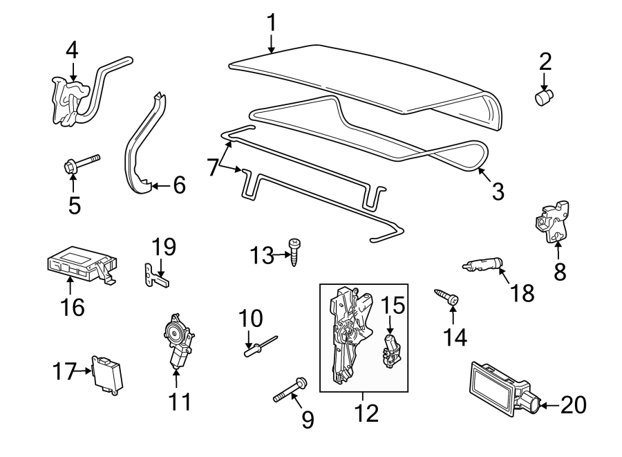 8W1Z5443200A - Lincoln Lock. Latch. Deck Lid Latch. Trunk Lock ...