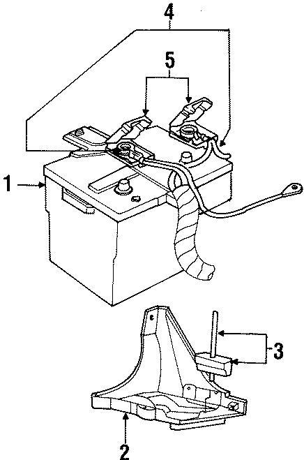 Diagram BATTERY. for your 2019 Lincoln MKZ   