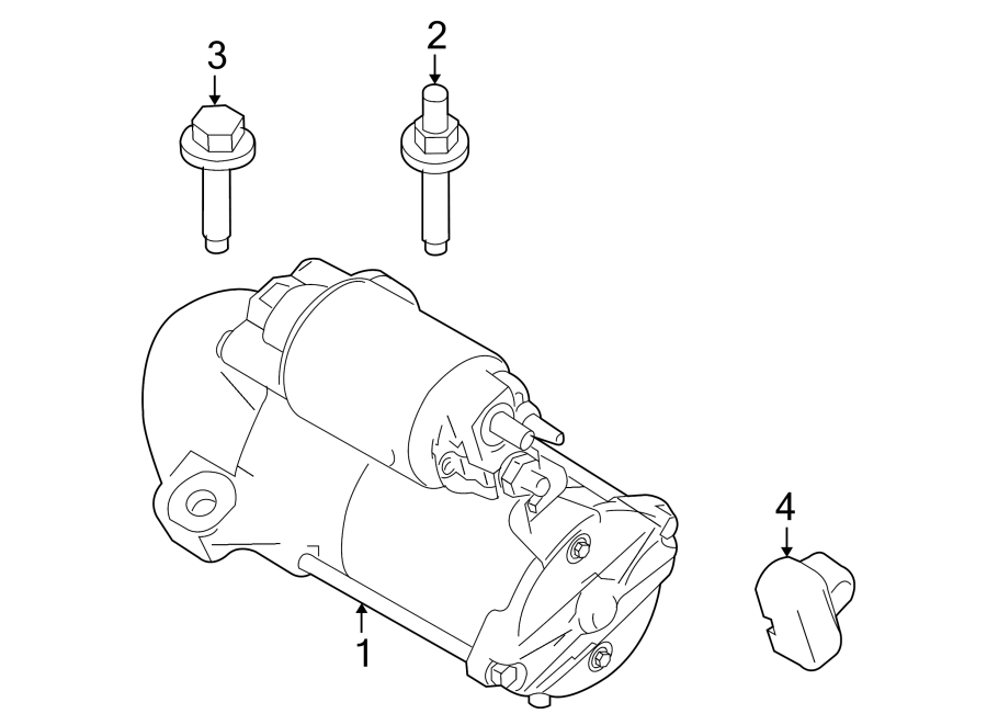 Diagram STARTER. for your Ford Edge  