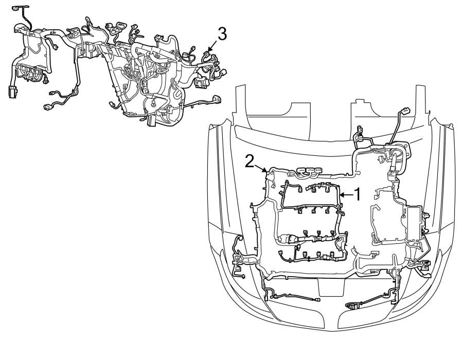 Diagram WIRING HARNESS. for your Lincoln MKS  