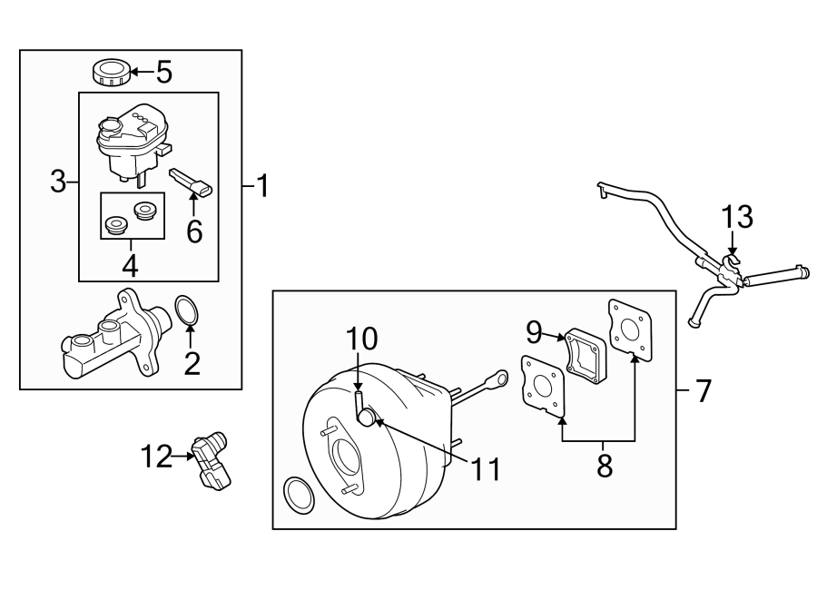 COWL. COMPONENTS ON DASH PANEL. Diagram