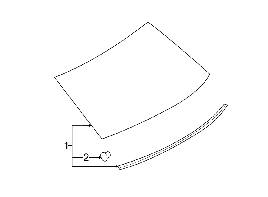 BACK GLASS. Diagram