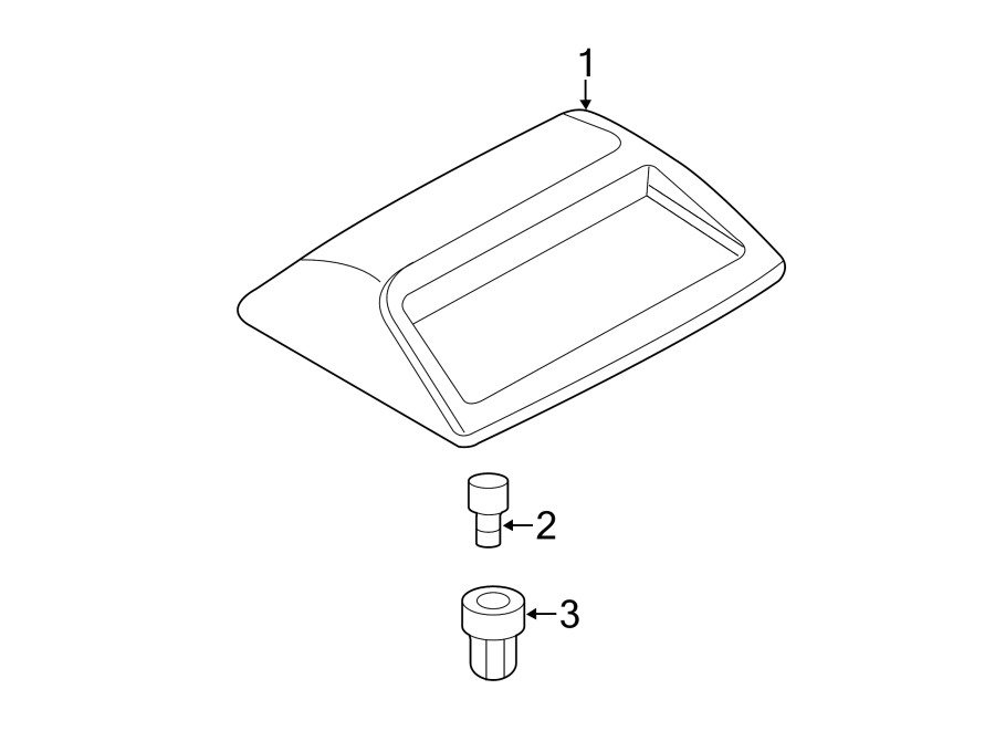 Diagram REAR LAMPS. HIGH MOUNT LAMPS. for your Lincoln