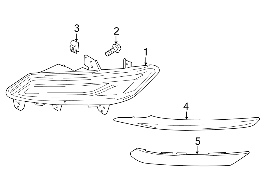 Diagram FRONT LAMPS. FOG LAMPS. for your 2016 Lincoln MKZ Black Label Sedan 3.7L Duratec V6 A/T AWD 