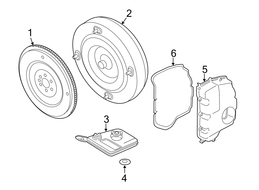 Diagram ENGINE / TRANSAXLE. TRANSAXLE PARTS. for your 2014 Ford F-150 6.2L V8 A/T 4WD FX4 Crew Cab Pickup Fleetside 