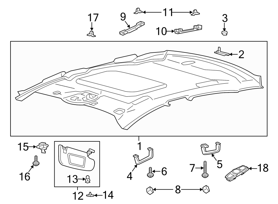 Diagram INTERIOR TRIM. for your Lincoln MKZ  