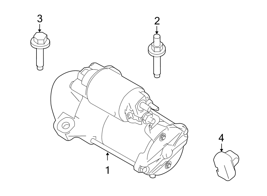 Diagram STARTER. for your Ford Edge  