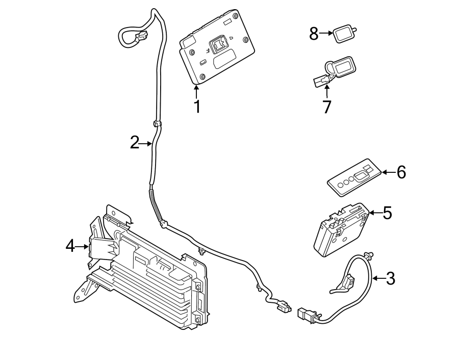 Diagram ELECTRICAL COMPONENTS. for your 2005 Ford F-150   