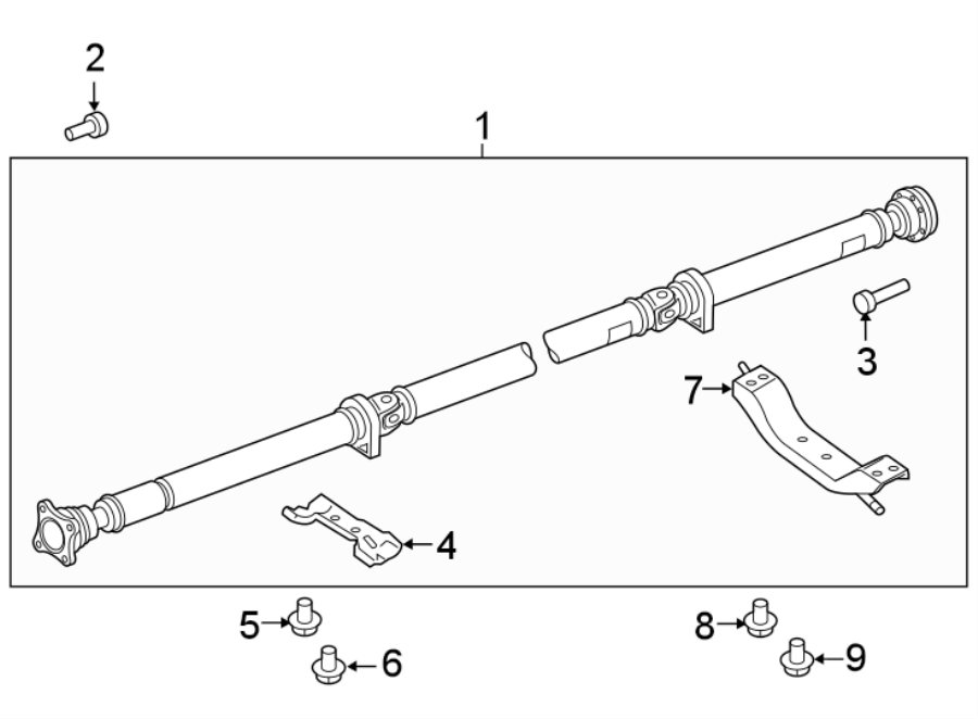 Diagram REAR SUSPENSION. DRIVE SHAFT. for your 2019 Lincoln MKZ Reserve II Sedan  