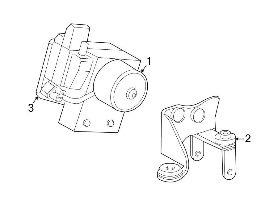 Diagram ABS COMPONENTS. for your 2015 Lincoln MKZ   