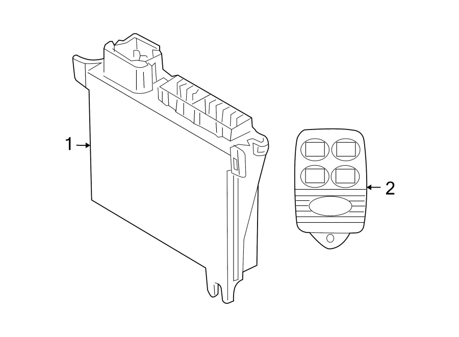 Diagram ALARM SYSTEM. for your 1988 Ford Bronco   