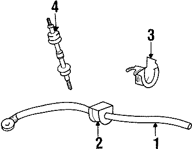 Diagram REAR SUSPENSION. STABILIZER BAR & COMPONENTS. for your 2015 Lincoln MKZ   