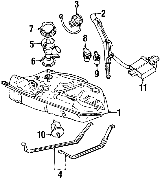 FUEL SYSTEM COMPONENTS. Diagram