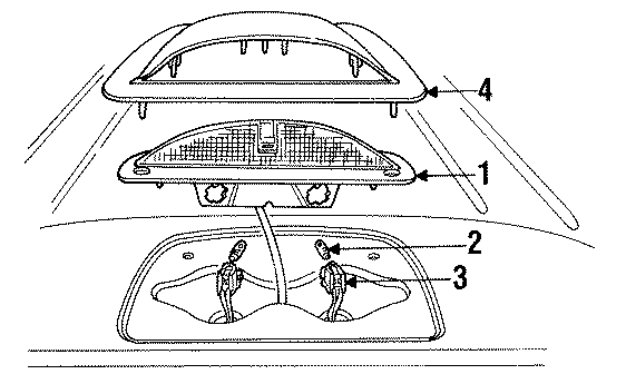 Diagram REAR LAMPS. HIGH MOUNTED STOP LAMP. for your 1984 Ford F-150   