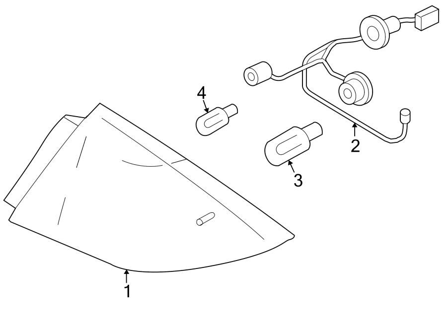 Diagram REAR LAMPS. TAIL LAMPS. for your 1990 Ford F-150   