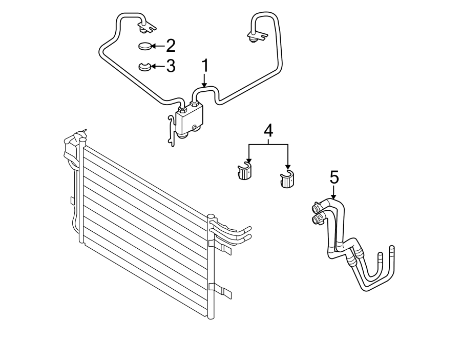 Diagram TRANS OIL COOLER. for your Mercury