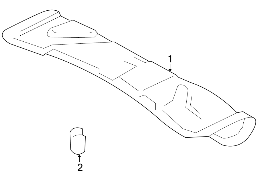 Diagram TRUNK LID. INTERIOR TRIM. for your 2013 Lincoln MKZ   