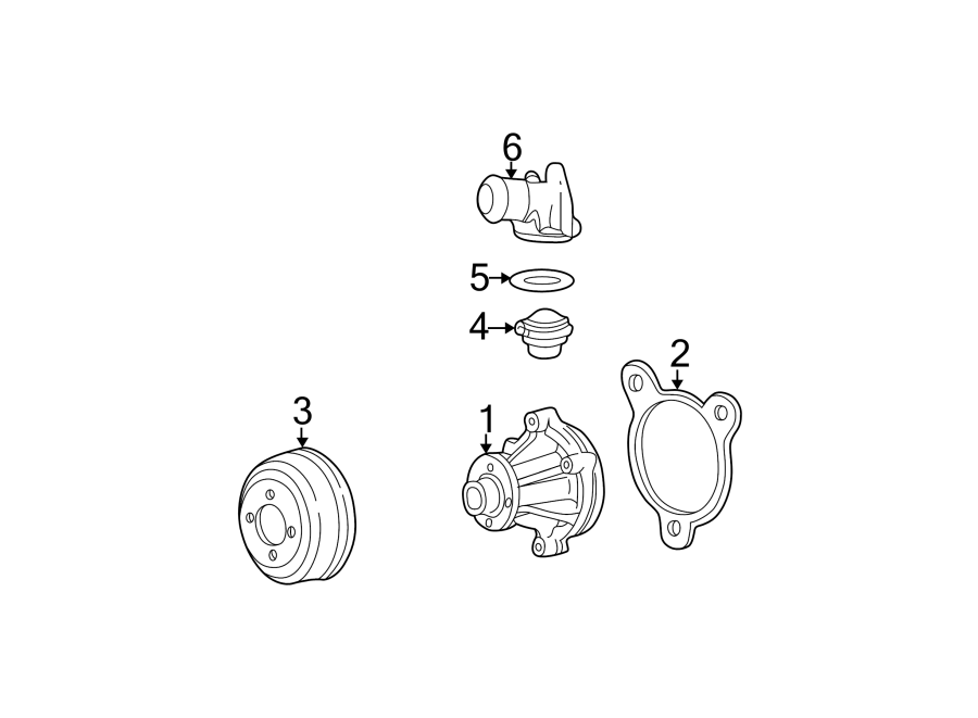 WATER PUMP. Diagram