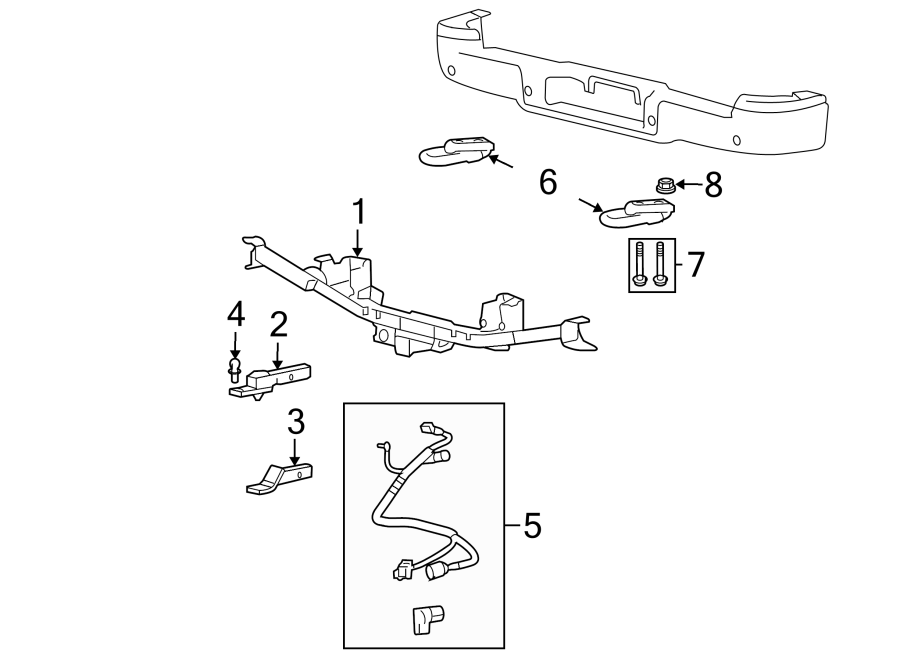 Diagram FRAME. TOW HOOK & HITCH. for your 2020 Lincoln MKZ   