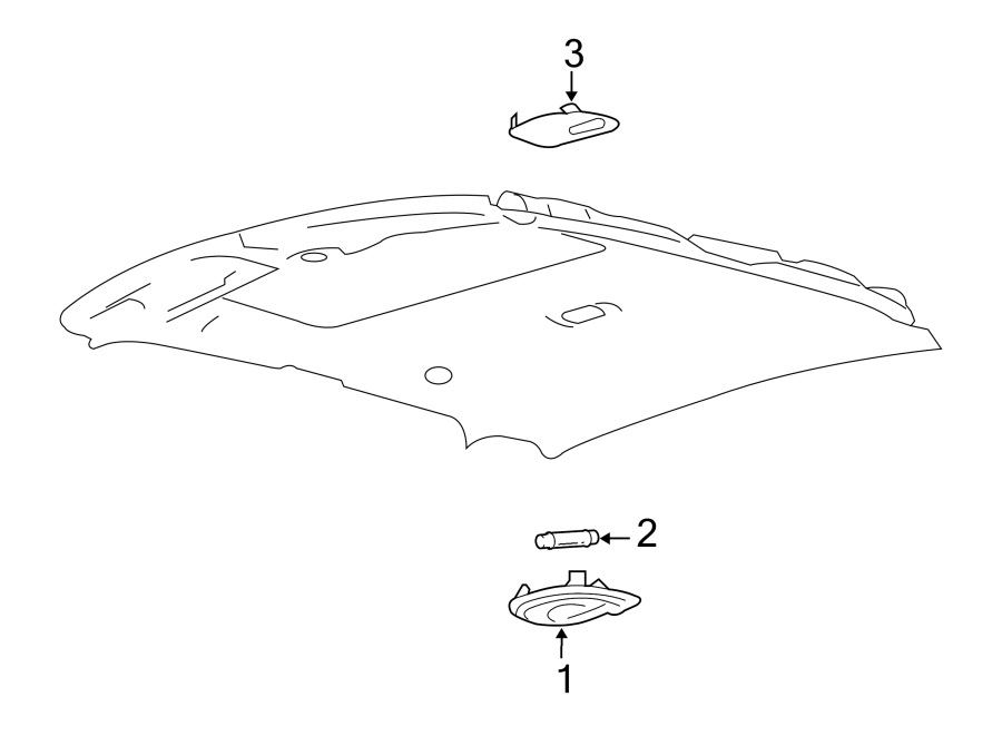 Diagram INTERIOR LAMPS. for your Ford F-150  