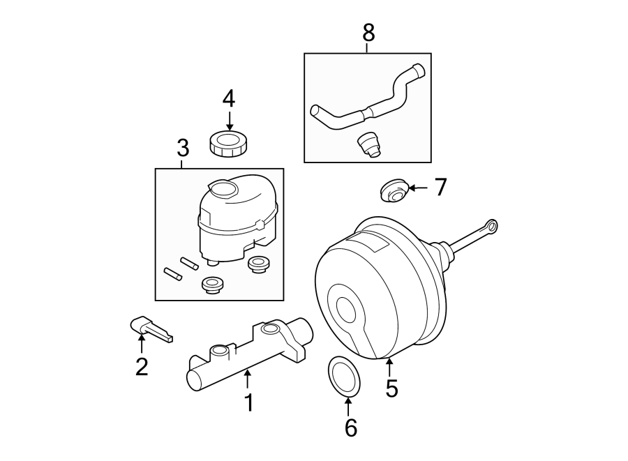 Diagram CAB. COMPONENTS ON DASH PANEL. for your 2007 Ford F-150 5.4L Triton V8 M/T 4WD XLT Standard Cab Pickup Fleetside 