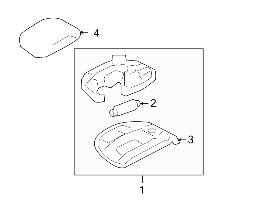 Diagram CAB. INTERIOR LAMPS. for your Ford F-150  