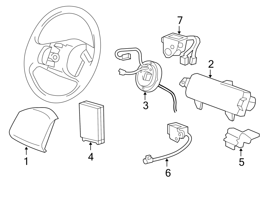 1997 Ford Ranger Air Bag Clockspring - 8L3Z14A664A | Lakeland Ford ...