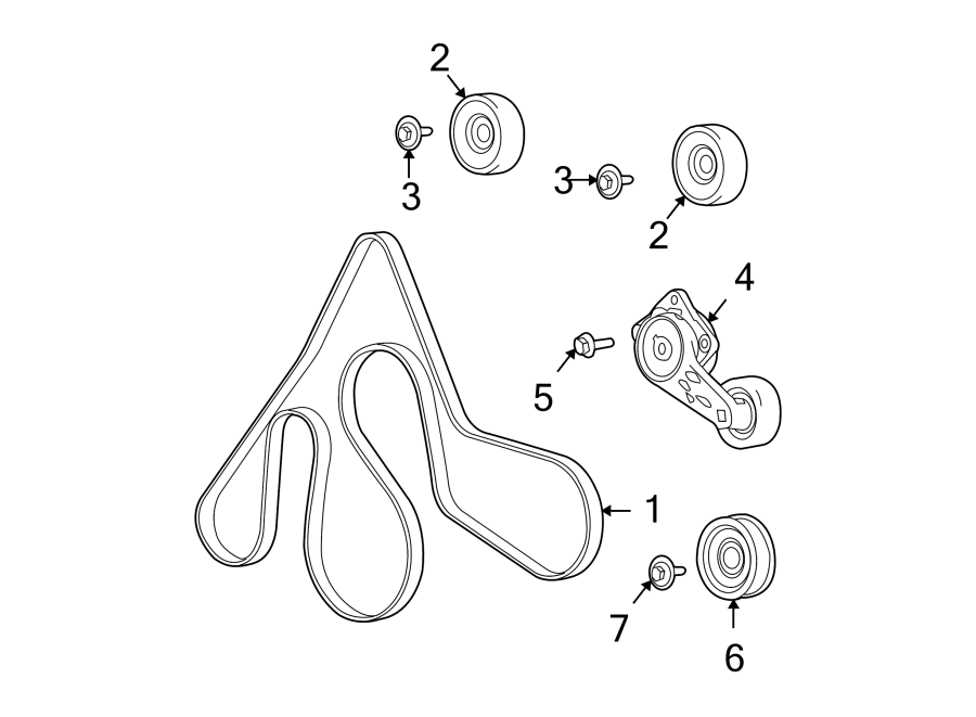 BELTS & PULLEYS. Diagram