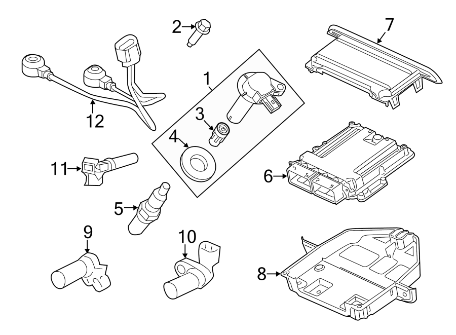 Diagram IGNITION SYSTEM. for your 1988 Ford F-150   