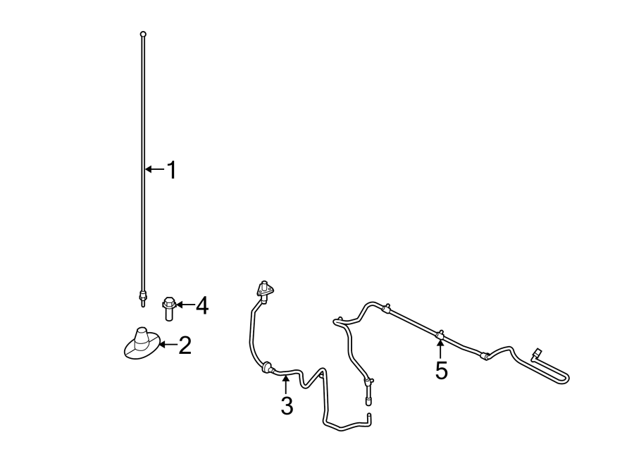 Diagram ANTENNA. for your 2011 Ford F-150  Platinum Crew Cab Pickup Fleetside 